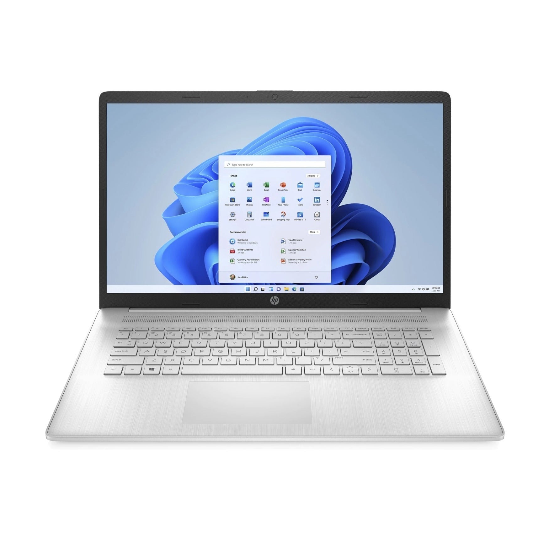 HP 17.3" FHD Laptop, 11th Gen Intel Core i5-1135G7, 16GB RAM, 256GB SSD + 1TB HDD, Windows 10 (Certified Refurbished)