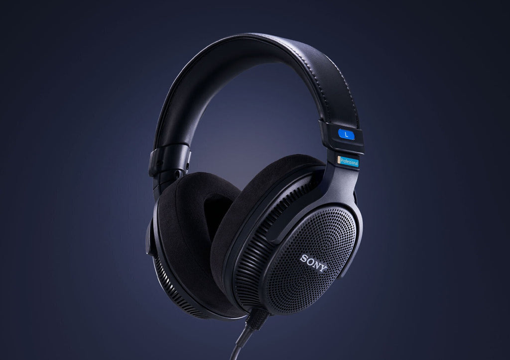 Sony MDR-MV1 Open-Back Reference Monitor Headphones with Hard Shell Case bundle