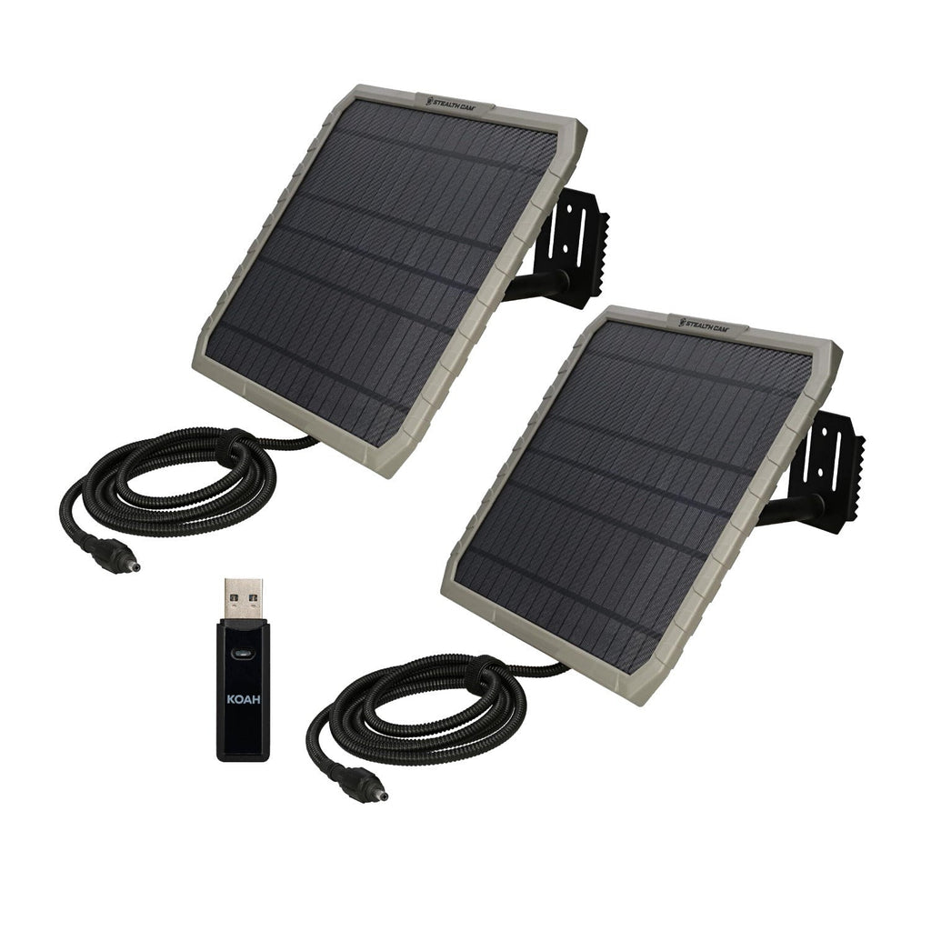 Stealth Cam FieldMAX EX 10-Inch Solar Panel (10-Pack) Bundle with Card Reader