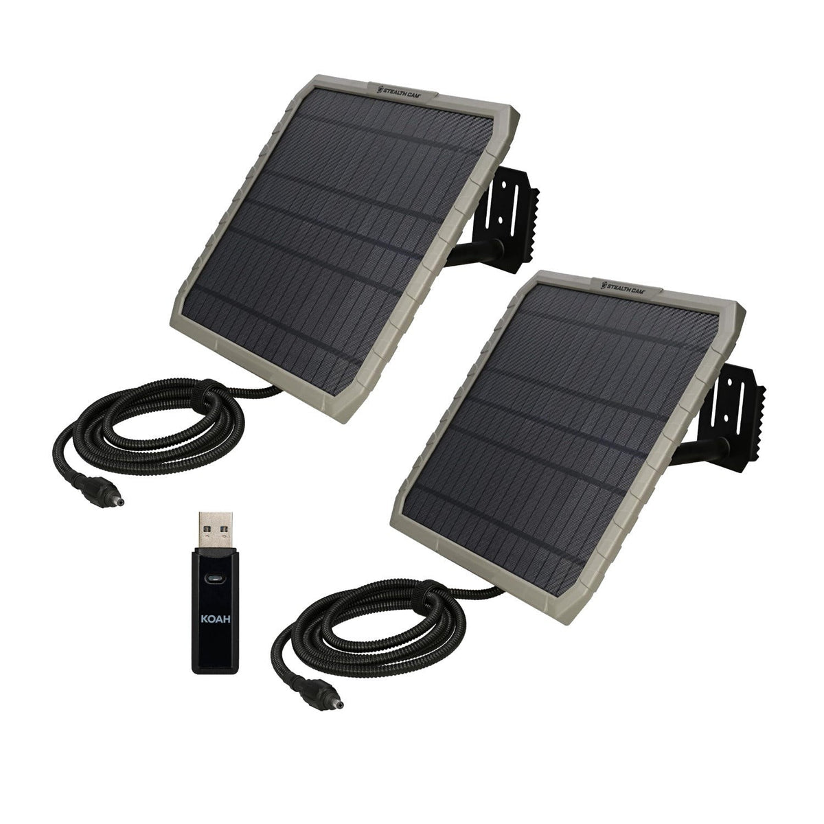 Stealth Cam FieldMAX EX 10-Inch Solar Panel (10-Pack) Bundle with Card Reader
