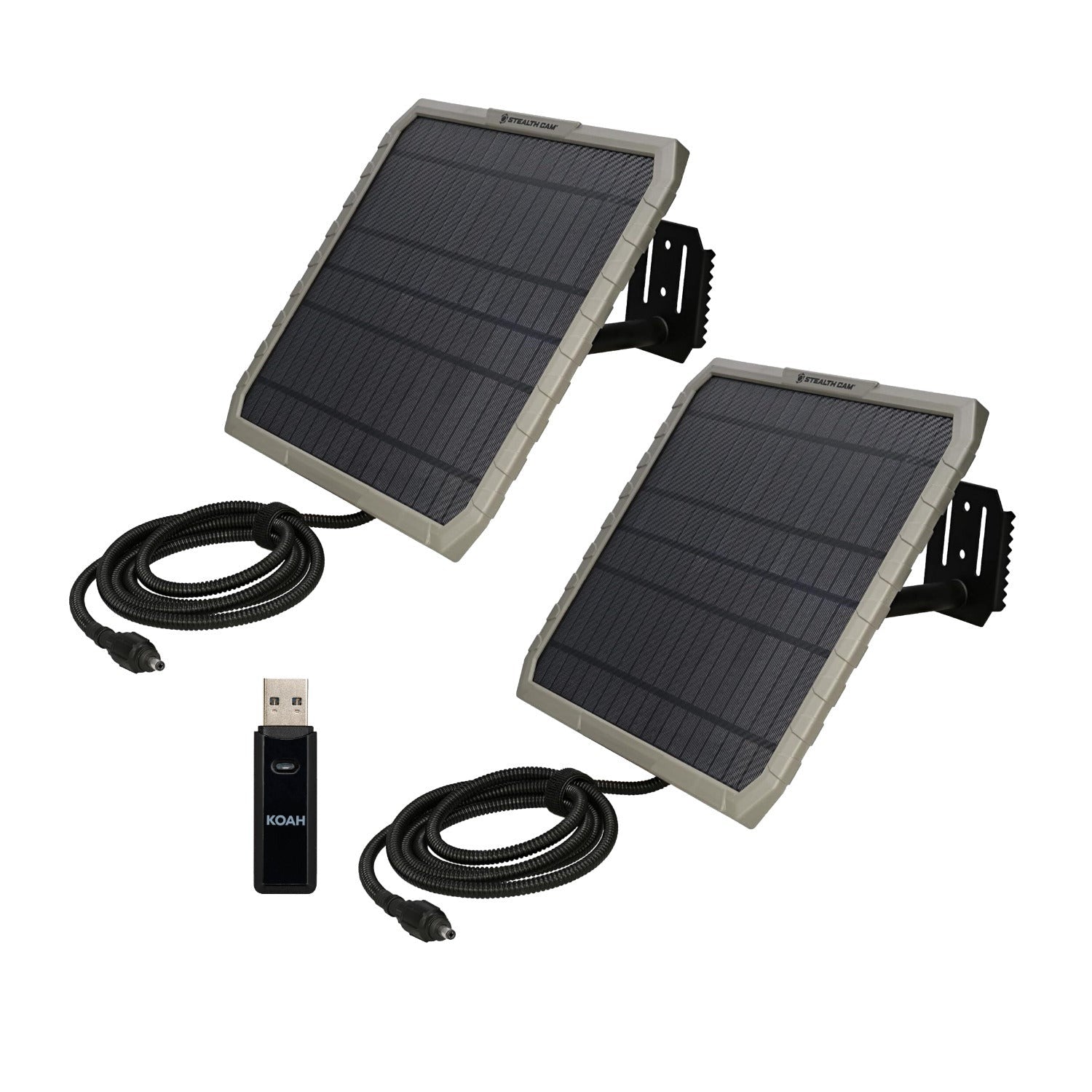 Stealth Cam FieldMAX EX 10-Inch Solar Panel (10-Pack) Bundle with Card Reader