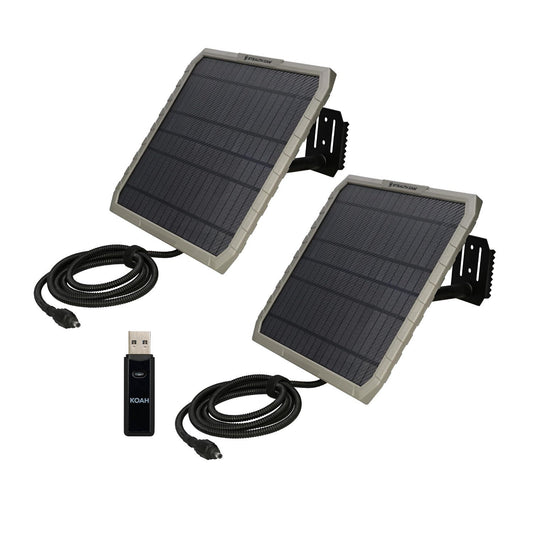 Stealth Cam FieldMAX EX 10-Inch Solar Panel (10-Pack) Bundle with Card Reader