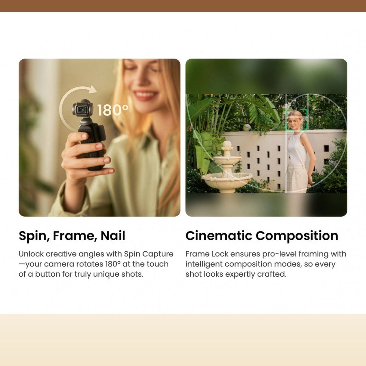Xtra Muse Gimbal Action Camera with 4K/60fps Video Recording and Smart Tracking