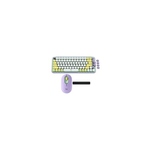 Logitech POP Keys Wireless Mechanical Keyboard and POP Mouse Bundle