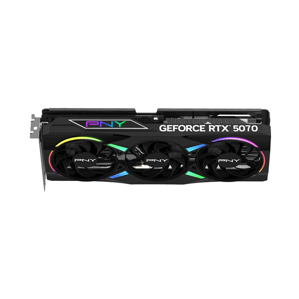 PNY NVIDIA GeForce RTX 5070 ARGB EPIC-X RGB Overclocked Triple Fan Graphics Card