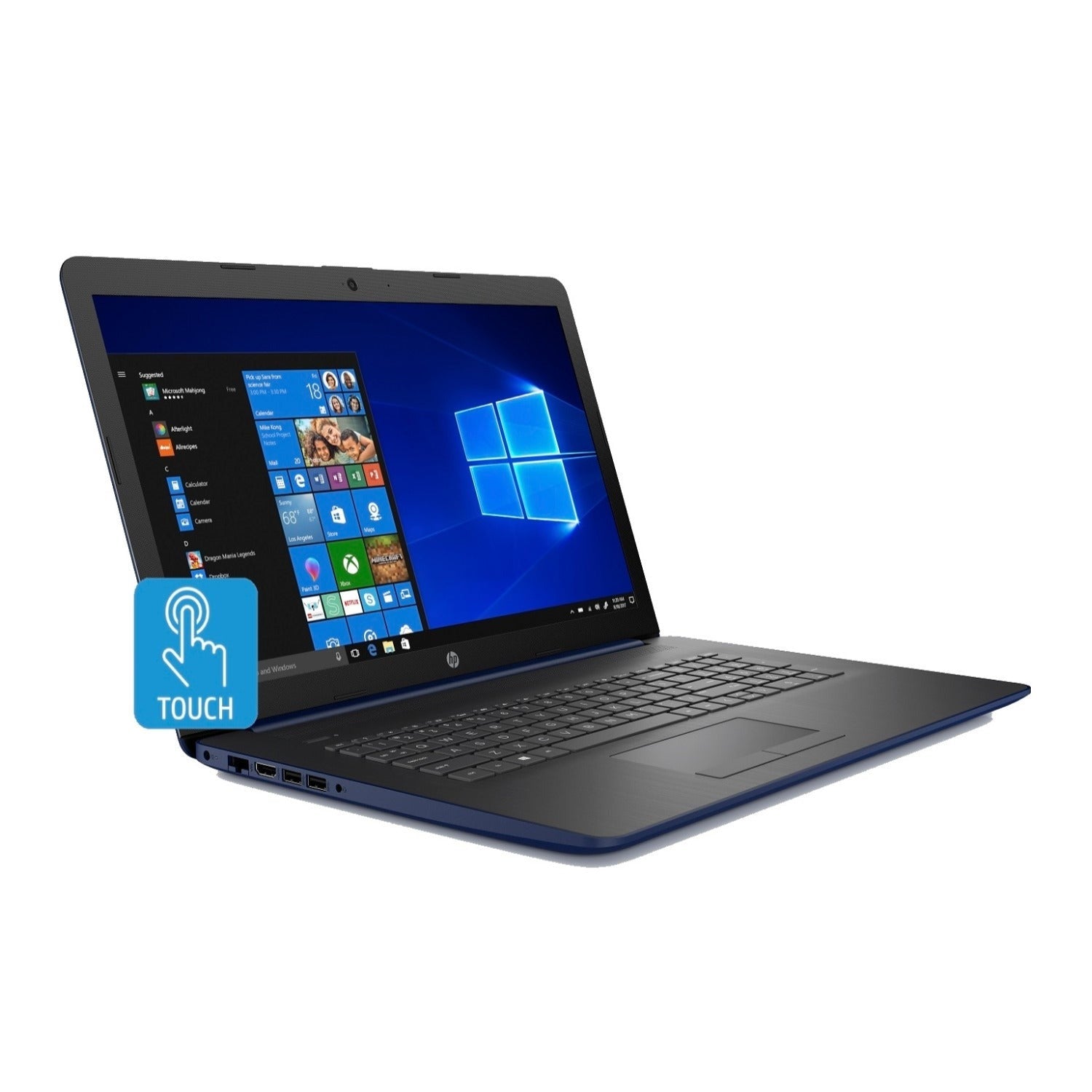 HP 17-CA0019 17.3" HD+ Touchscreen Laptop, AMD A9 Processor, 8GB RAM, 256GB SSD, Backlit Keyboard, Windows 10 (Certified Refurbished)