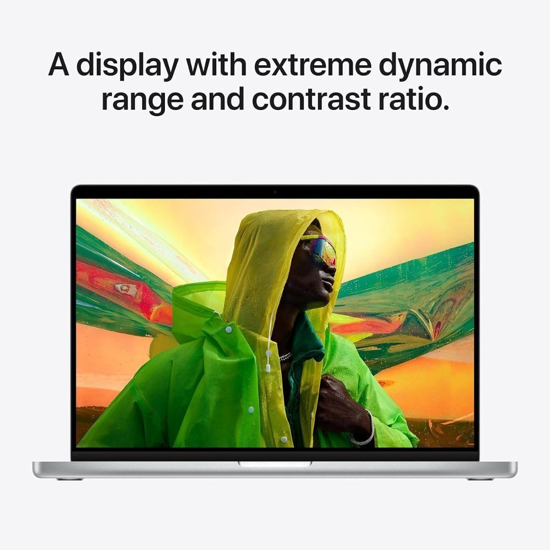 Apple MacBook Pro 16" (2021) with M1 Pro Chip, 10-Core CPU, 16GB RAM, Silver (Certified Refurbished)