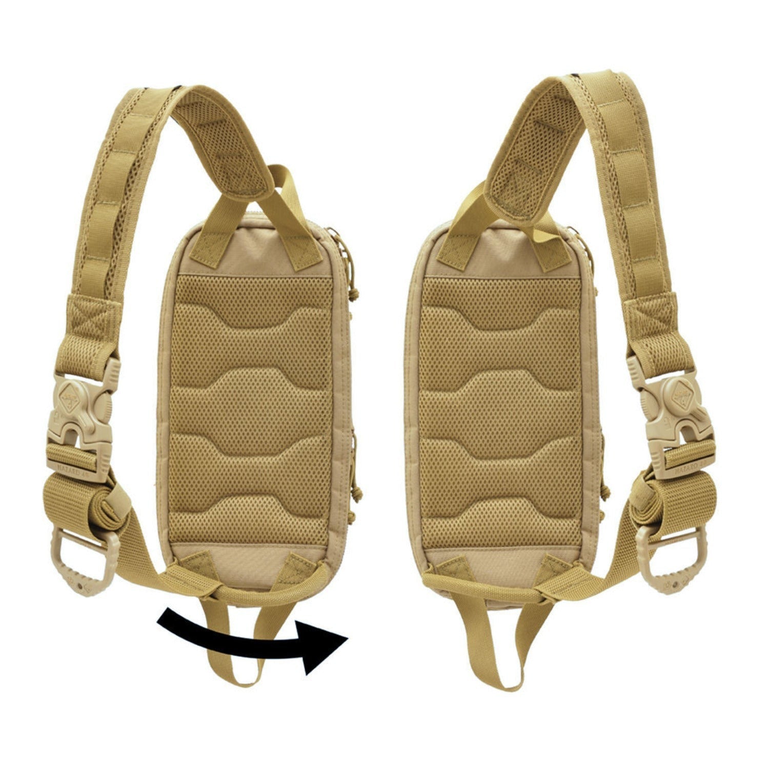 Hazard 4 Bandoleer Compact Hard Shell Ambidextrous Sling Bag (Coyote)