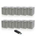 Stealth Cam 360 Cam Max Cartridge Lithium Battery 10-Pack with Card Reader