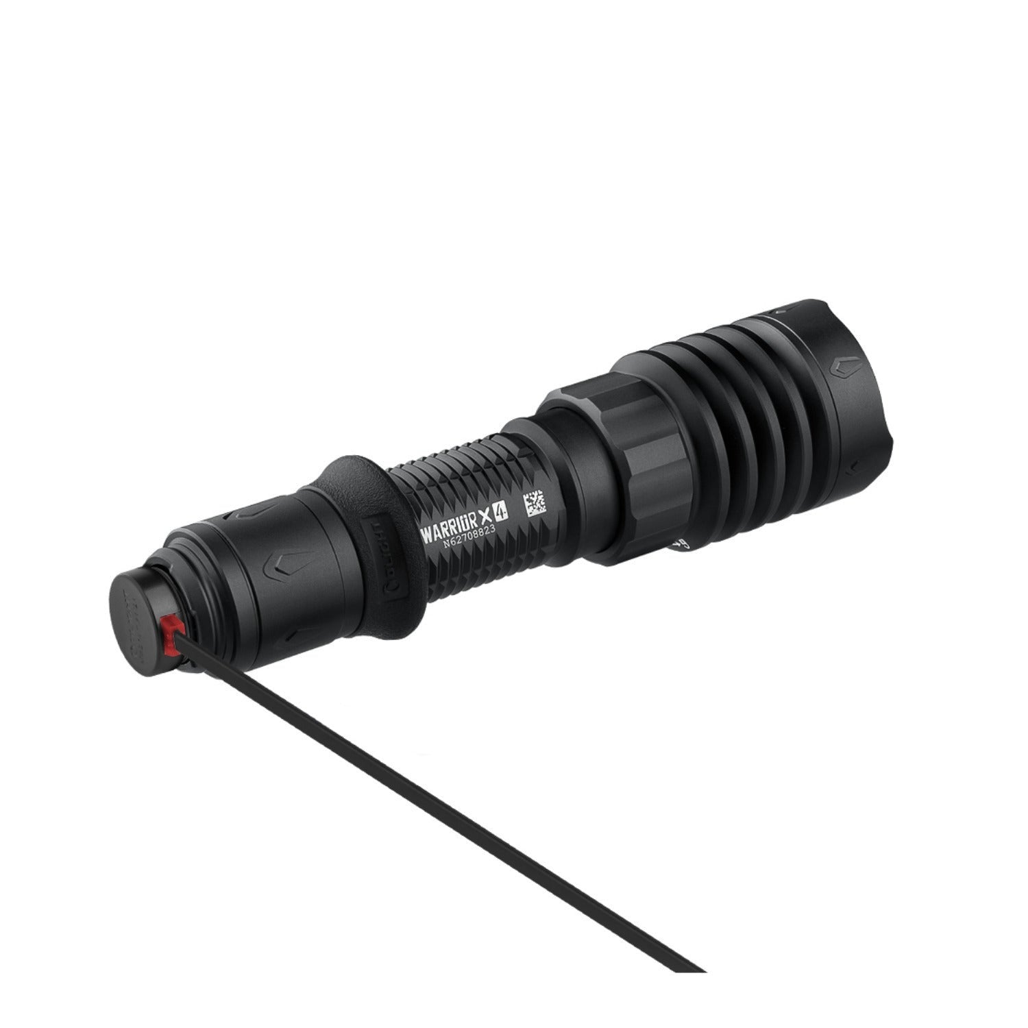 Olight Warrior X 4 Rechargeable LED Flashlight with Holster (Matte Black)