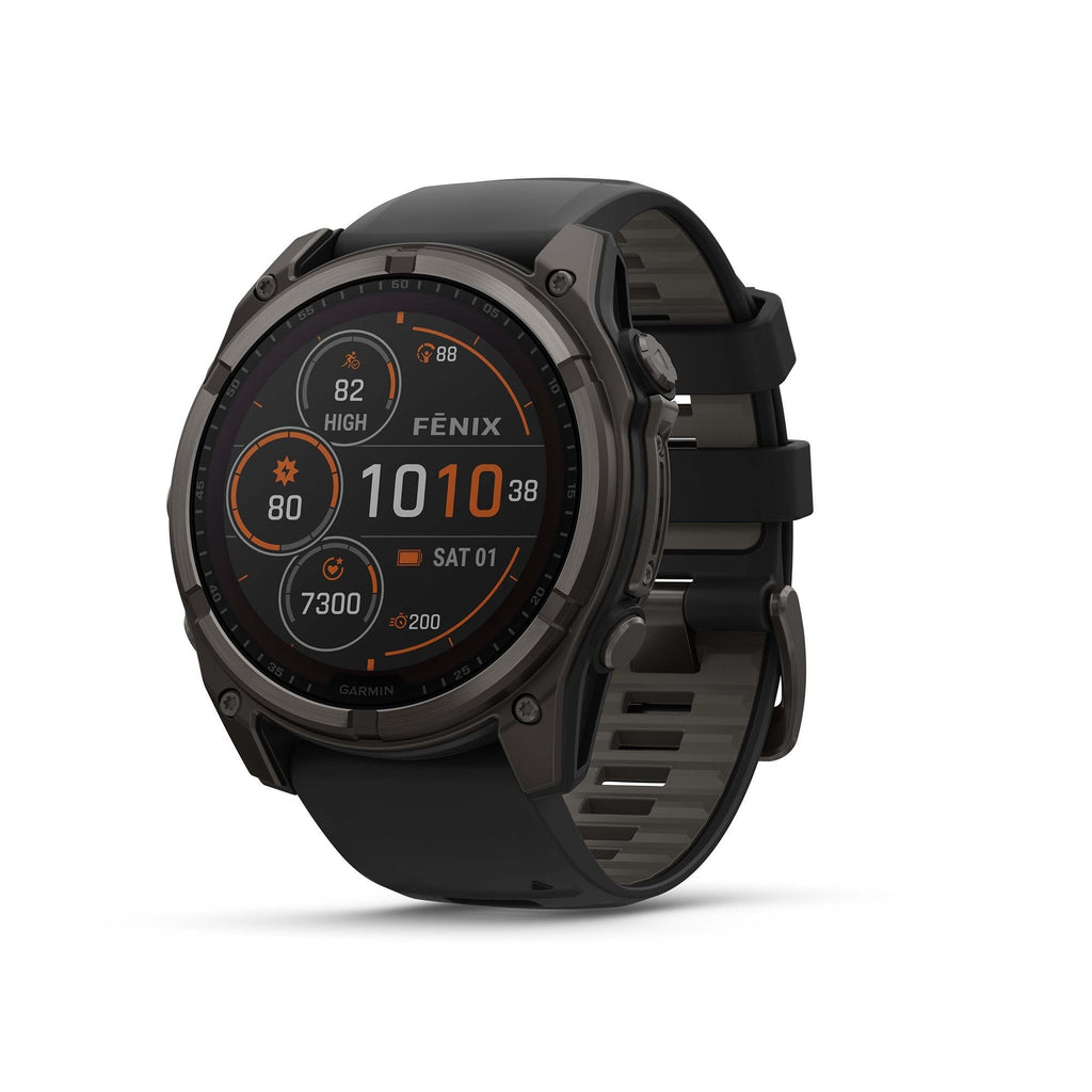 Garmin fēnix 8 Sapphire Solar GPS Smartwatch (51mm, Black/Pebble Gray) (Used)