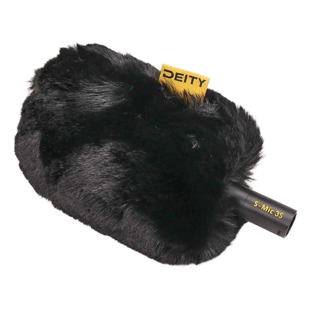 Deity S-Mic 3S Shotgun Microphone (Black) Bundle with Short-Haired Windshield