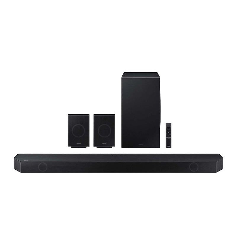 SAMSUNG Q990D 11.1.4ch Soundbar w/Wireless Dolby Atmos Audio, Rear Speaker Inclu (Used)