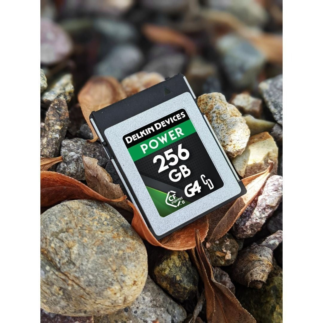 Delkin Devices Power 256GB CFexpress Type B G4 Memory Card with 1780 MBPS Max Read Speed