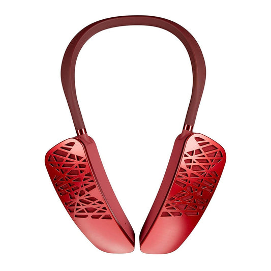 Cleer Halo Wireless Bluetooth Wearable Neck Speaker with Google Assistant (Red)