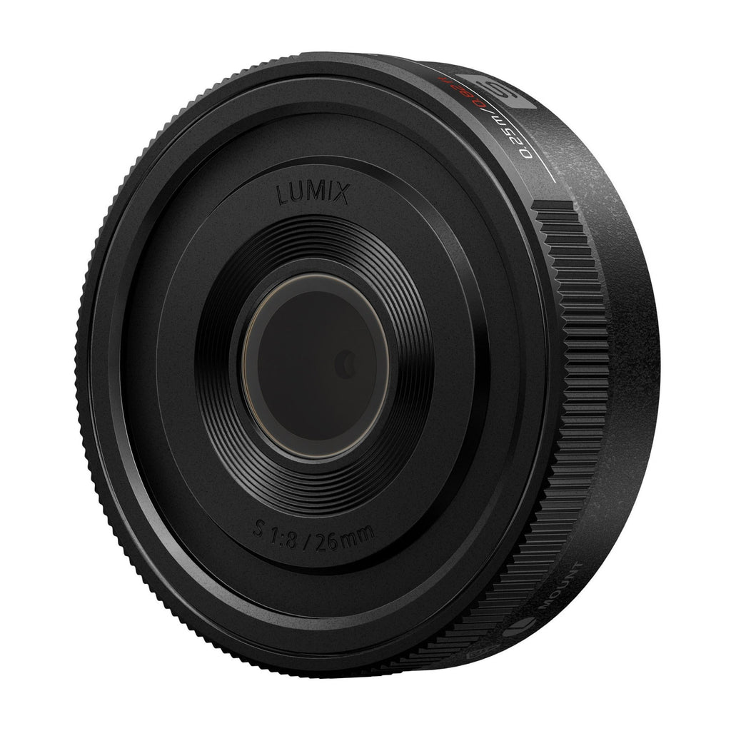 Panasonic Lumix S 26mm f/8 Lens, S-R26, Black (Certified Refurbished)