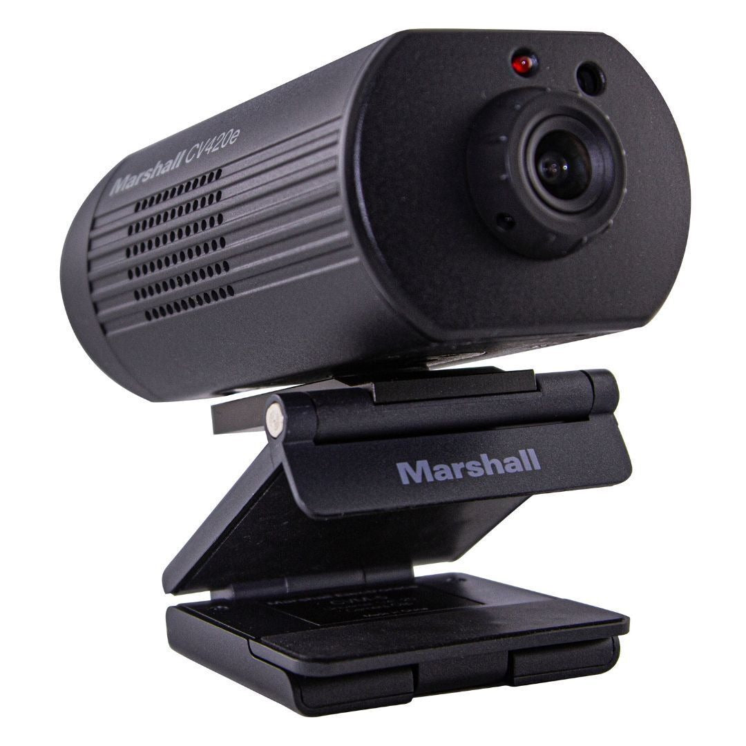 Marshall CV420e Compact UHD60fps 9.2-Megapixel Stream Camera with HDMI, IP, and USB (Black)