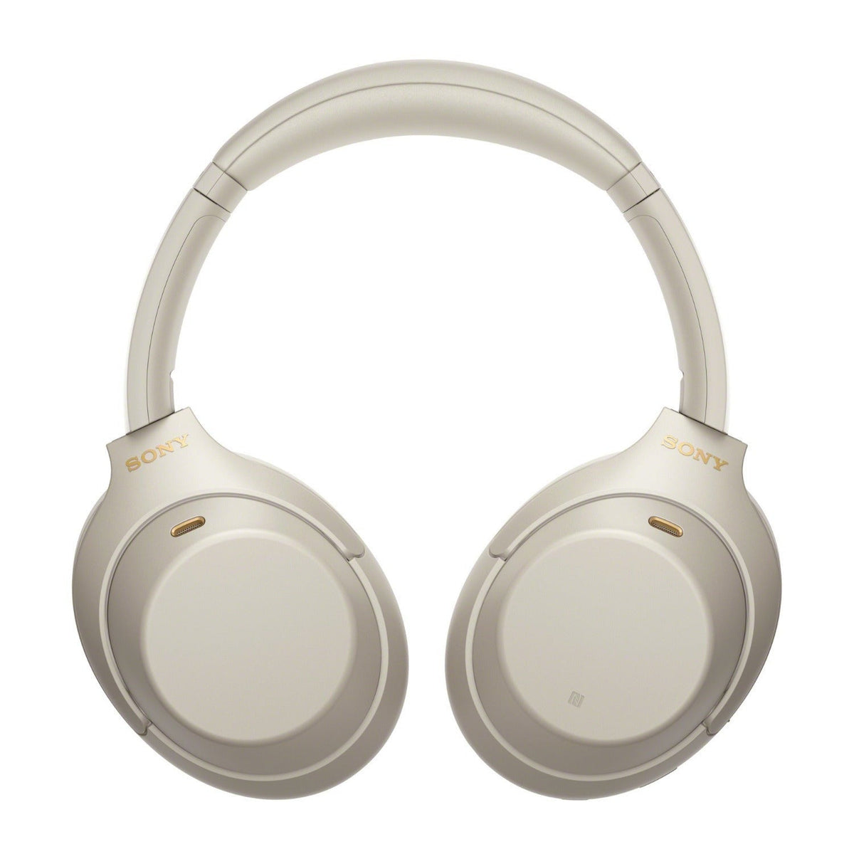 Sony WH-1000XM4 Noise Canceling Headphones (Silver) with Wireless Audio Adapter