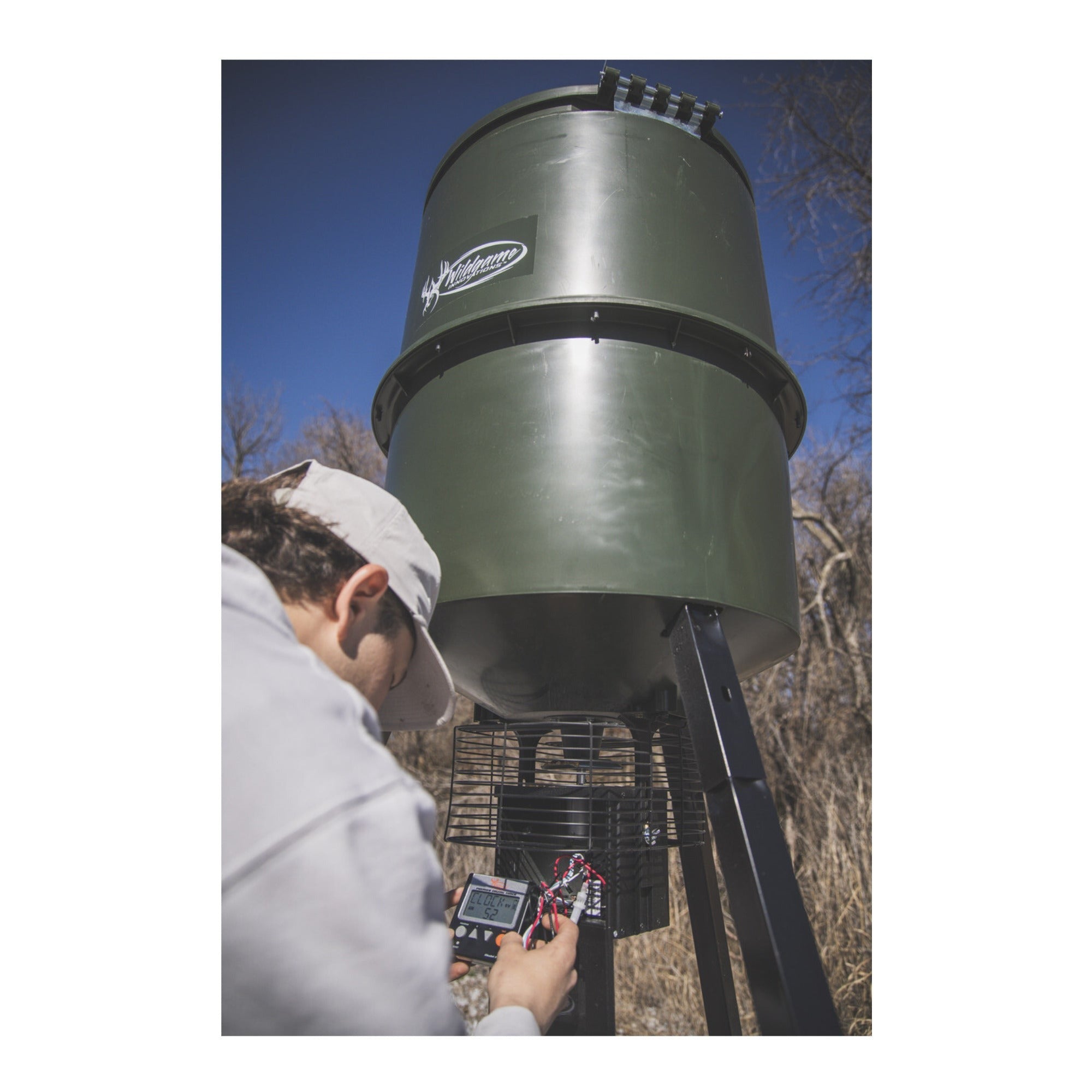Wildgame Innovations Quick-Set Pro 270lb Game Feeder with Digital Timer