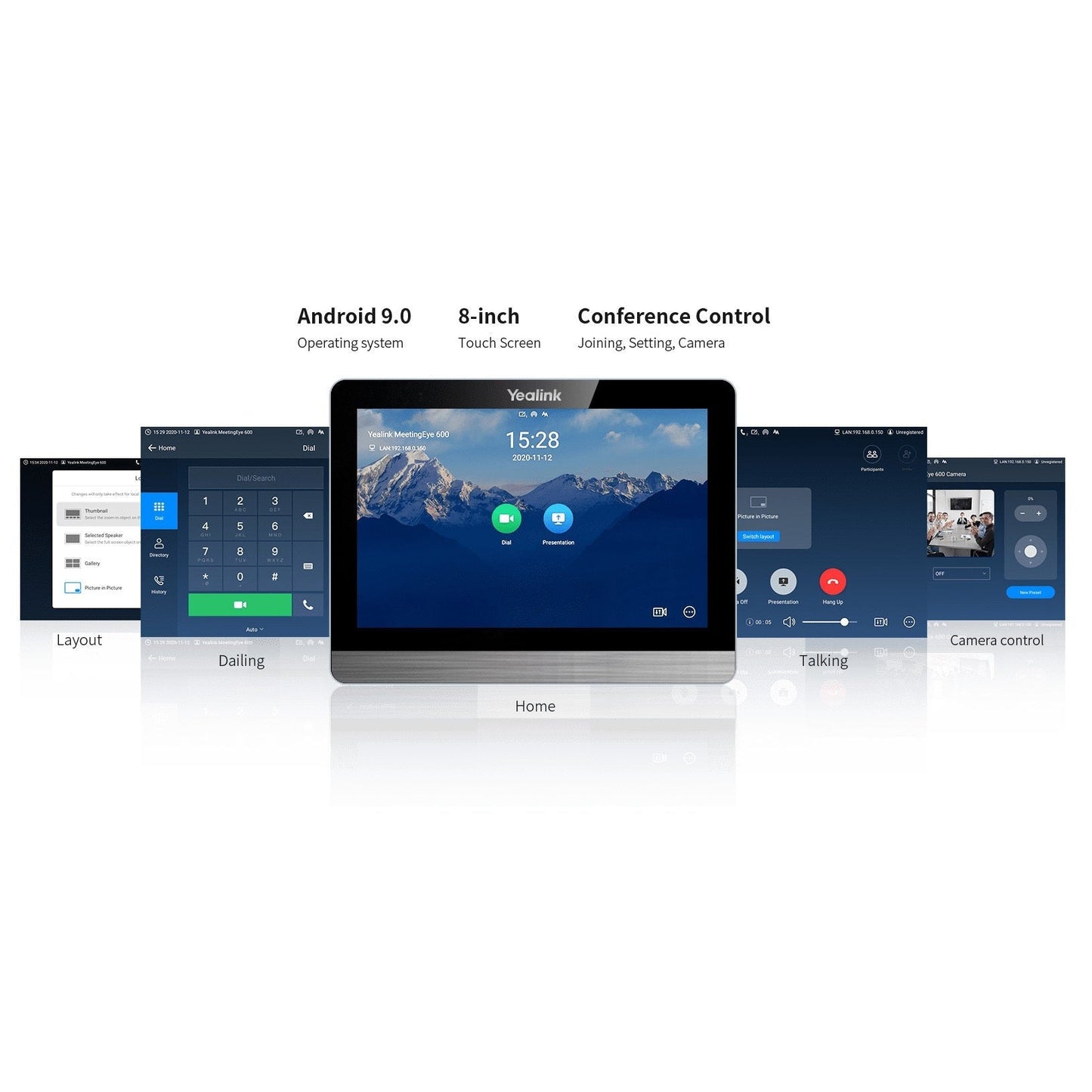 Yealink A20 MeetingBar with CTP18 Collaboration Touch Panel Bundle