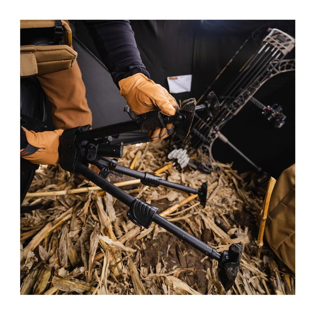 MUDDY Outdoors Swivel Ground Seat with Adjustable Legs 360 Degree Hunting Chair