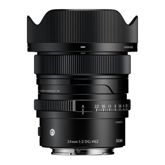 Sigma 24mm F2 DG Full-Frame Contemporary Lens with Manual Aperture Ring (Black, Sony E Mount)