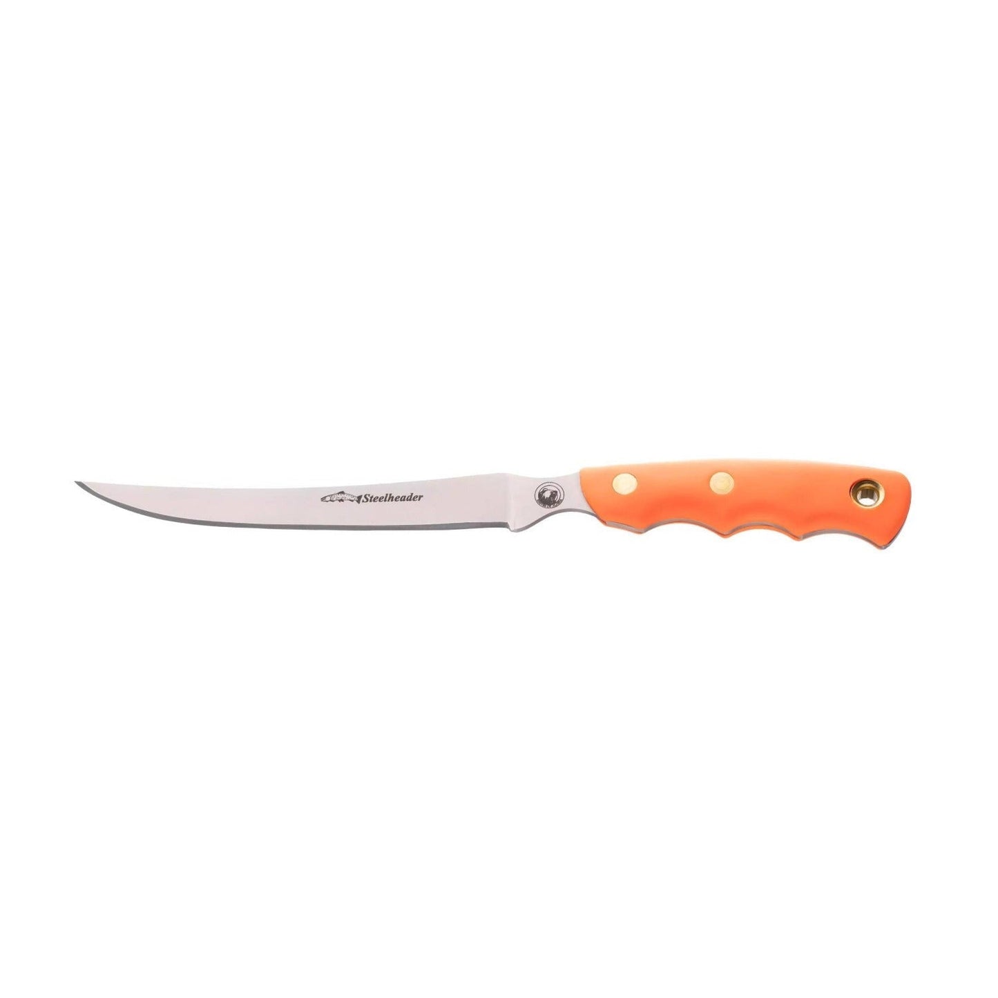 Knives of Alaska Steelheader Orange Suregrip 5.75-Inch Fixed Blade Fillet Knife