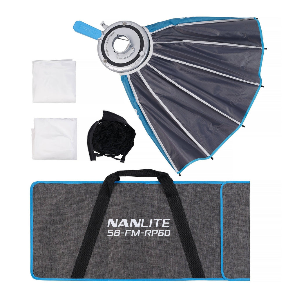 Nanlite FS-60B Bi-Color LED Portable Studio Spotlight with FM Mount Softbox