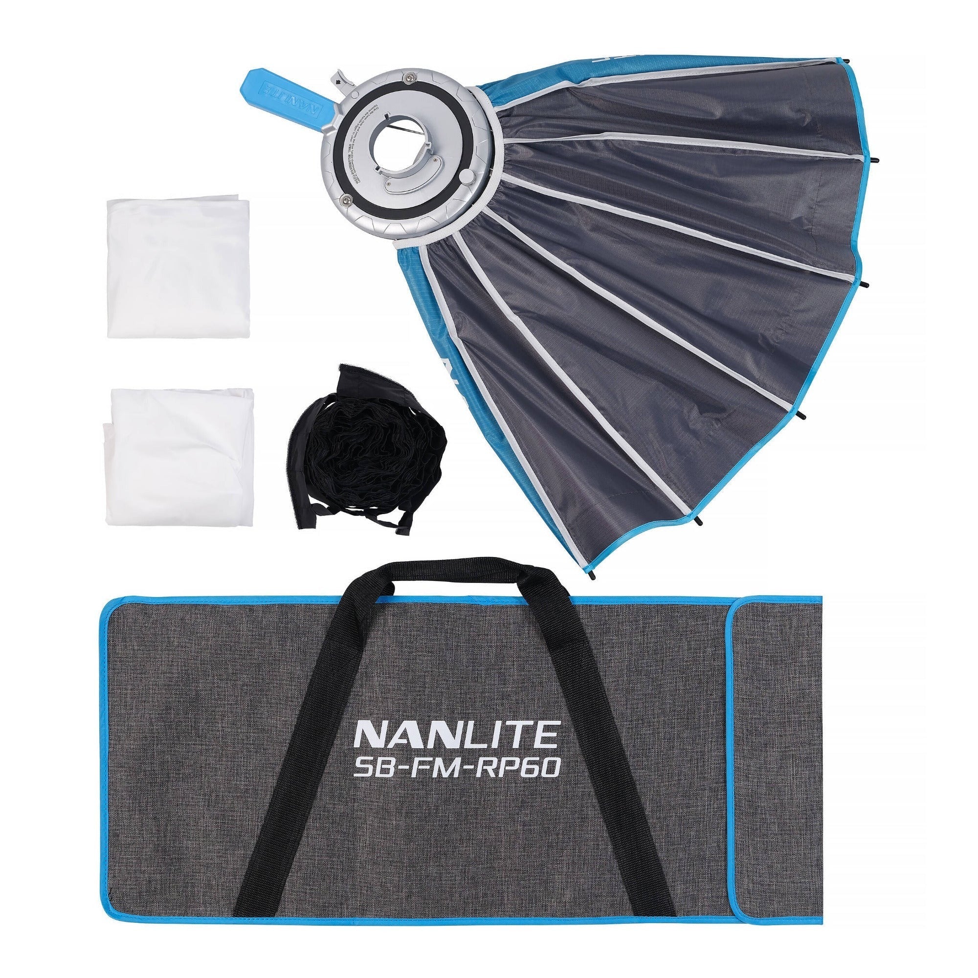 Nanlite FS-60B Bi-Color LED Portable Studio Spotlight with FM Mount Softbox
