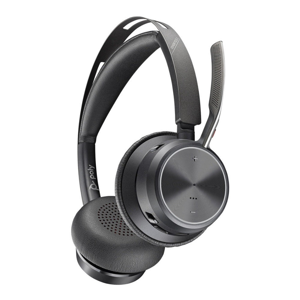 Poly Voyager Focus 2 UC Wireless Headset with Stand (Used)