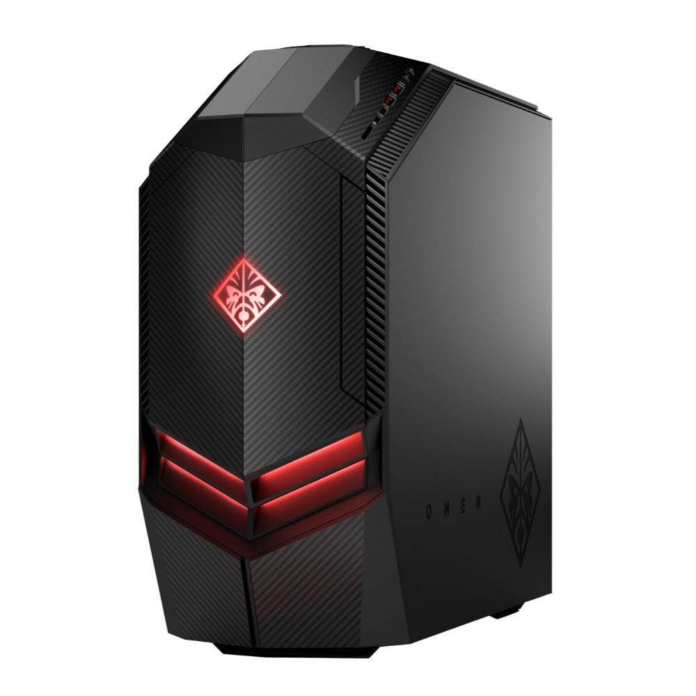 HP Omen 880 Gaming Desktop PC, Intel Core i7-8700, 16GB RAM, 1TB HDD + 256GB SSD, NVIDIA GeForce GTX 1050 Ti 4GB (Certified Refurbished)