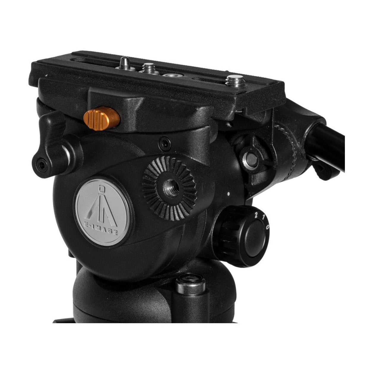 E-Image EG05A2 Two-Stage Aluminum Video Tripod Kit with GH05 75mm Fluid Head
