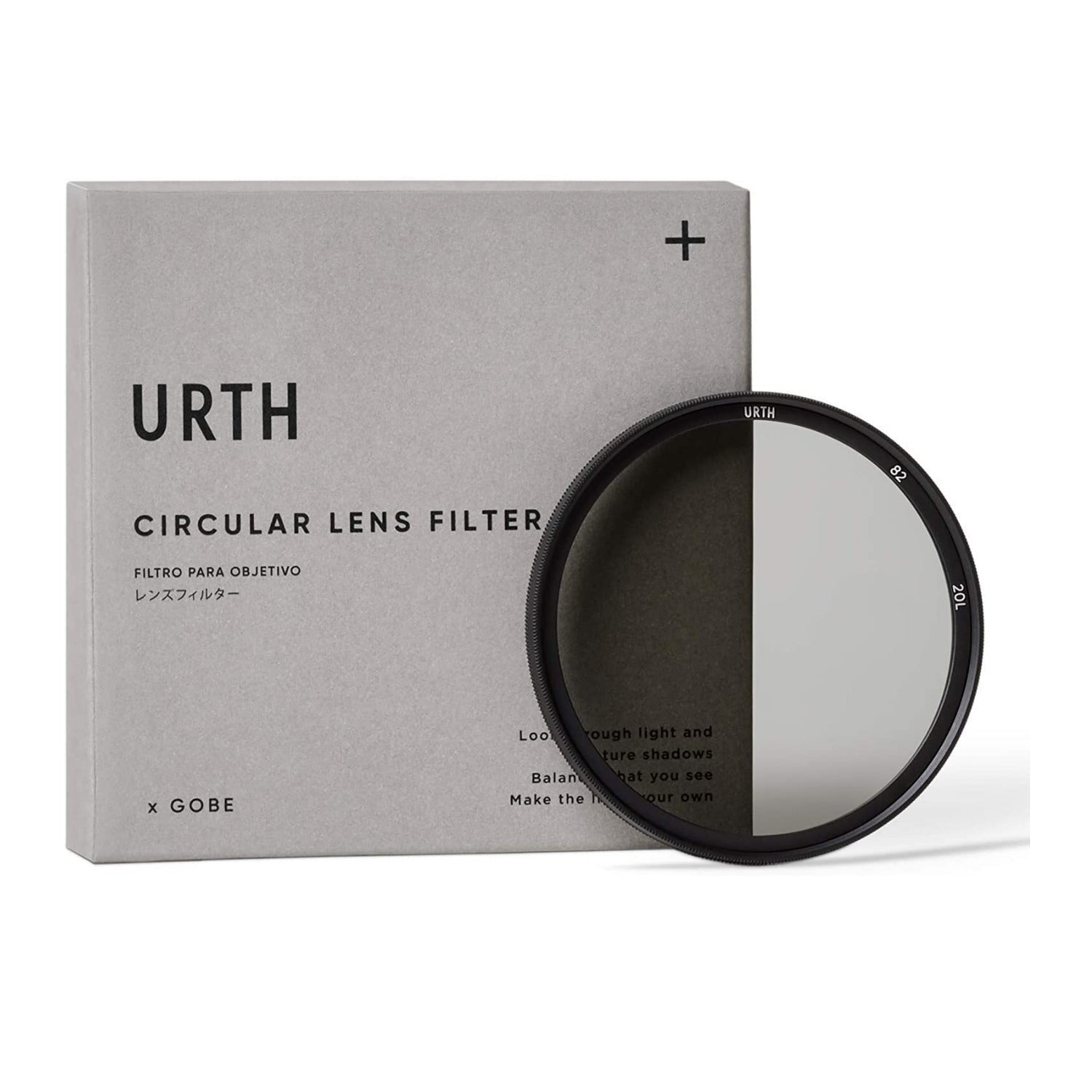 Urth 82mm Nano Coating Schott B270 Optical Glass CPL Polarizing Circular Lens Filter Plus+ (Black)