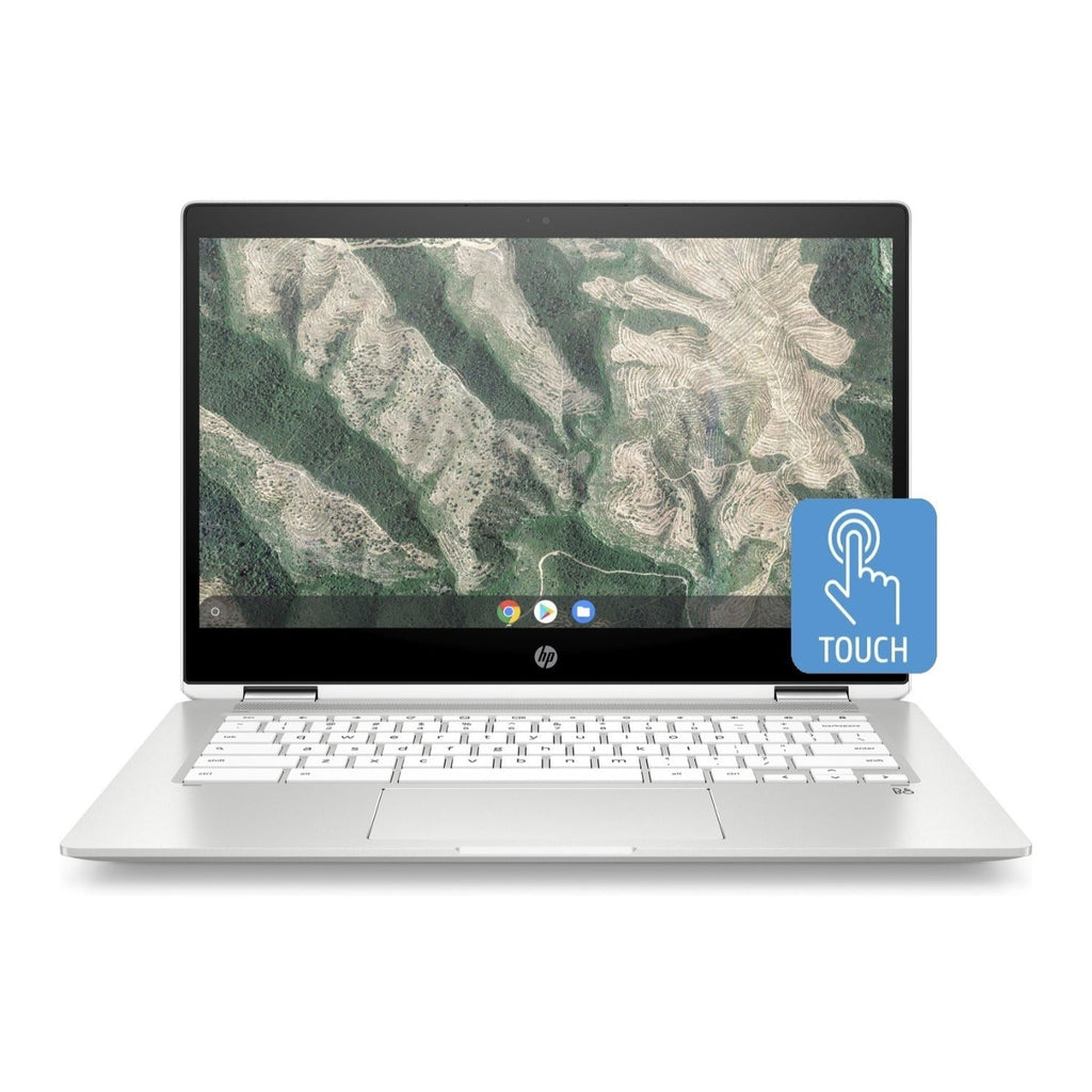 HP x360 Chromebook 14" HD Touch, Celeron N4000, 4GB RAM, 32GB eMMC, B&O Audio (Certified Refurbished)