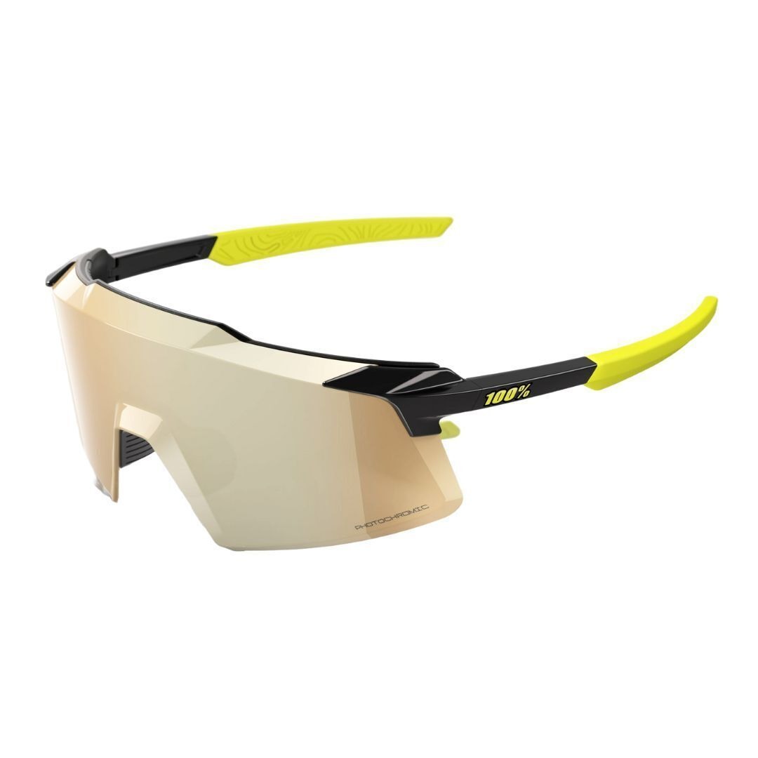 100% Aerocraft Sunglasses Gloss Black Photochromic Lens