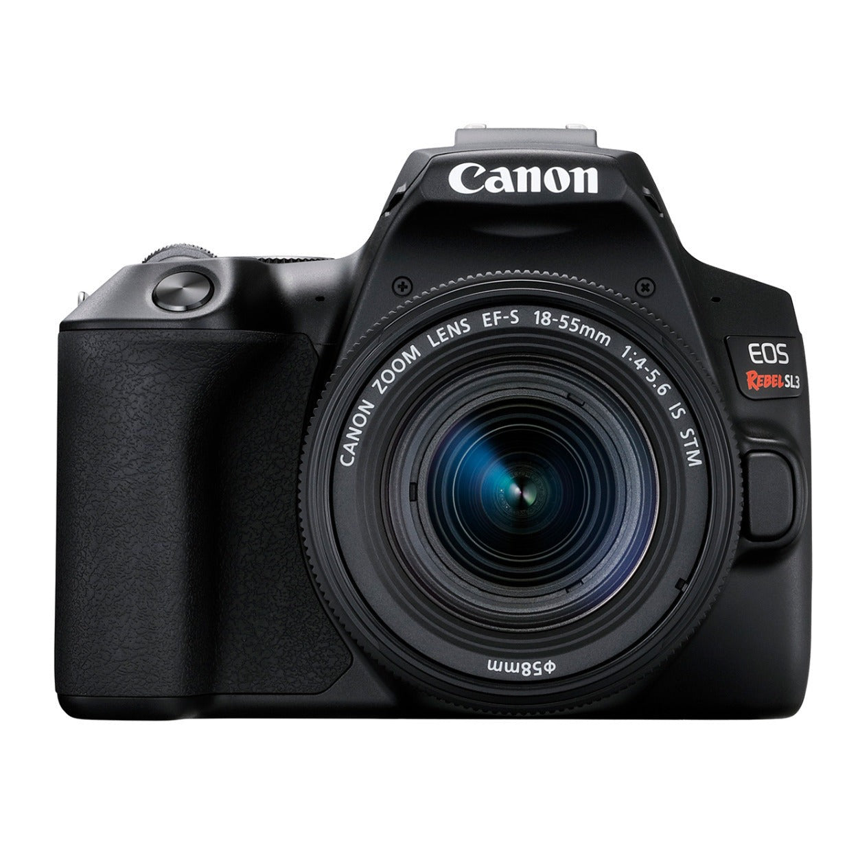 Canon EOS Rebel SL3 DSLR 4K Camera (Black) with EF-S 18-55mm and EF 75-300mm Double Zoom Lens Bundle