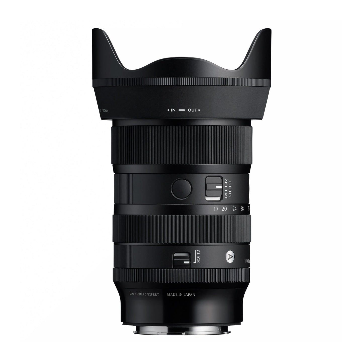Sigma 17-40mm f/1.8 DC Art with Autofocus and Dual AFL Buttons (L Mount)