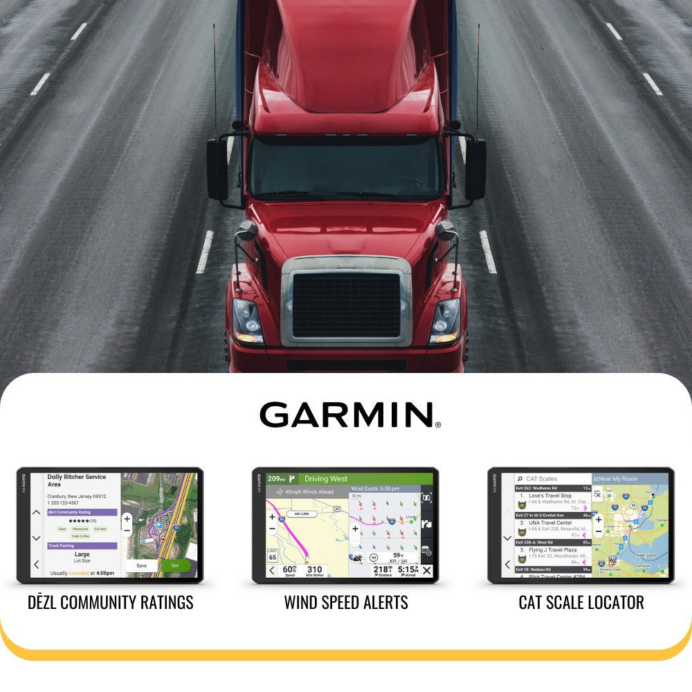 Garmin dezl Ergonomic Headset 210 for Truckers with LED Flashlight (Black, 2-In-1 Edition) Bundle