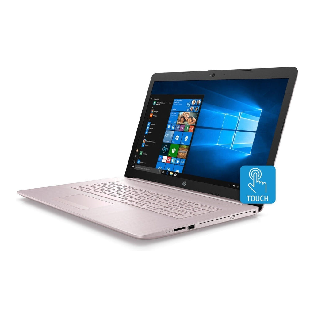 HP 17-CA0015 17.3" HD+ Touchscreen Laptop, AMD Ryzen 3 2300U, 8GB RAM, 1TB HDD (Tranquil Pink) (Certified Refurbished)