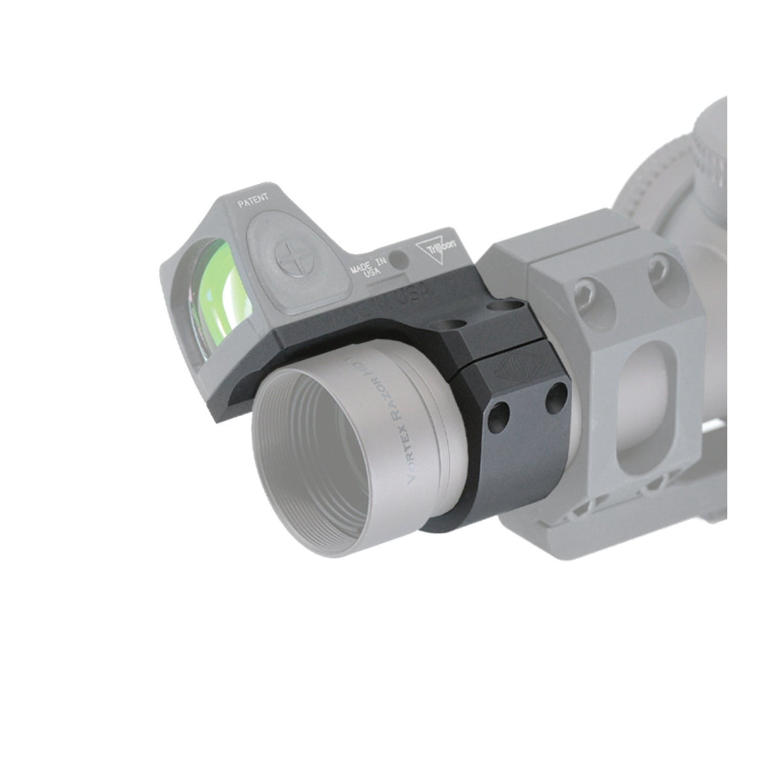 Reptilia ROF-SAR 30mm Scope Optic Mount for Trijicon RMR and SRO (Black)