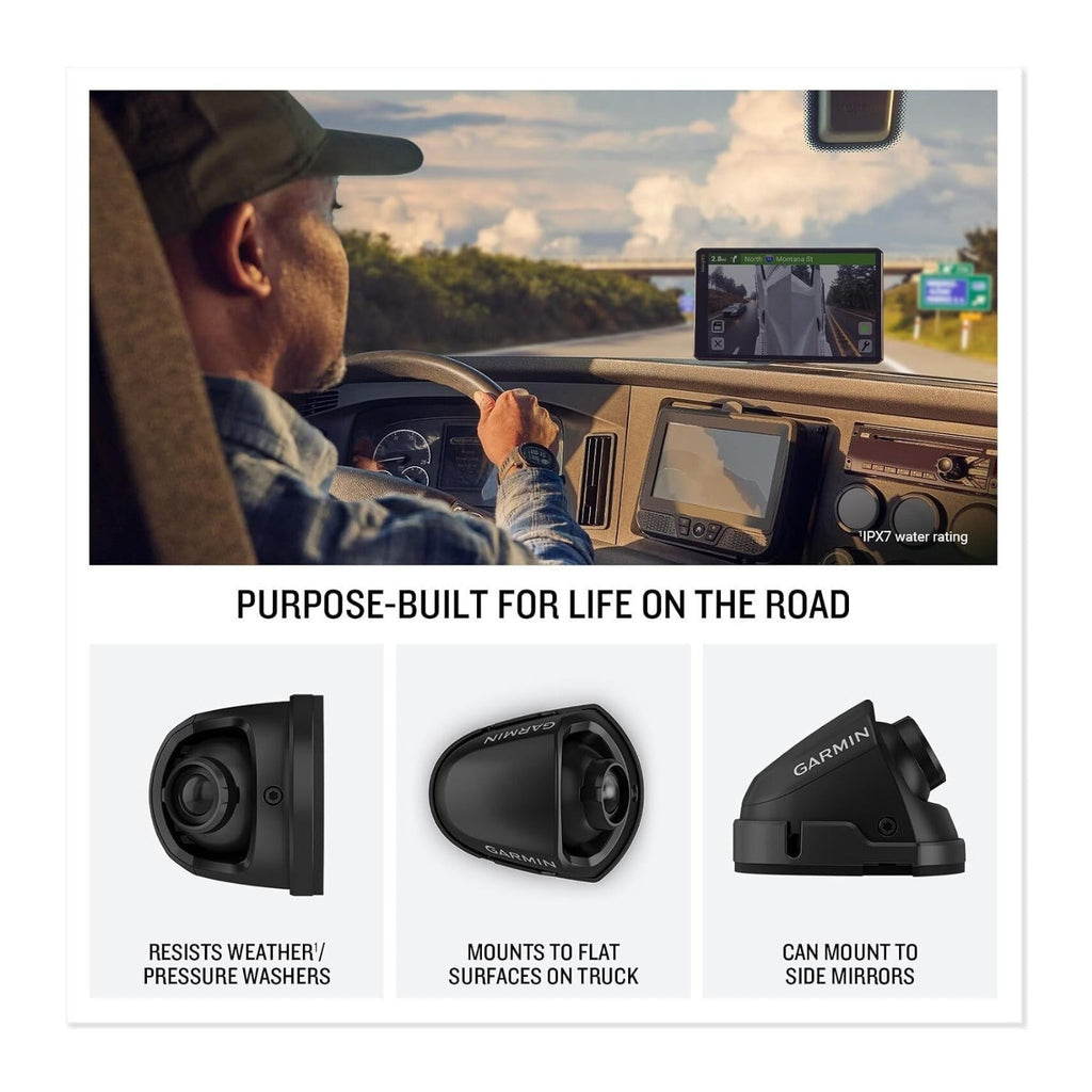 Garmin dēzl DualView Rugged Side Camera System for Trucks with Blind Spot Monitoring