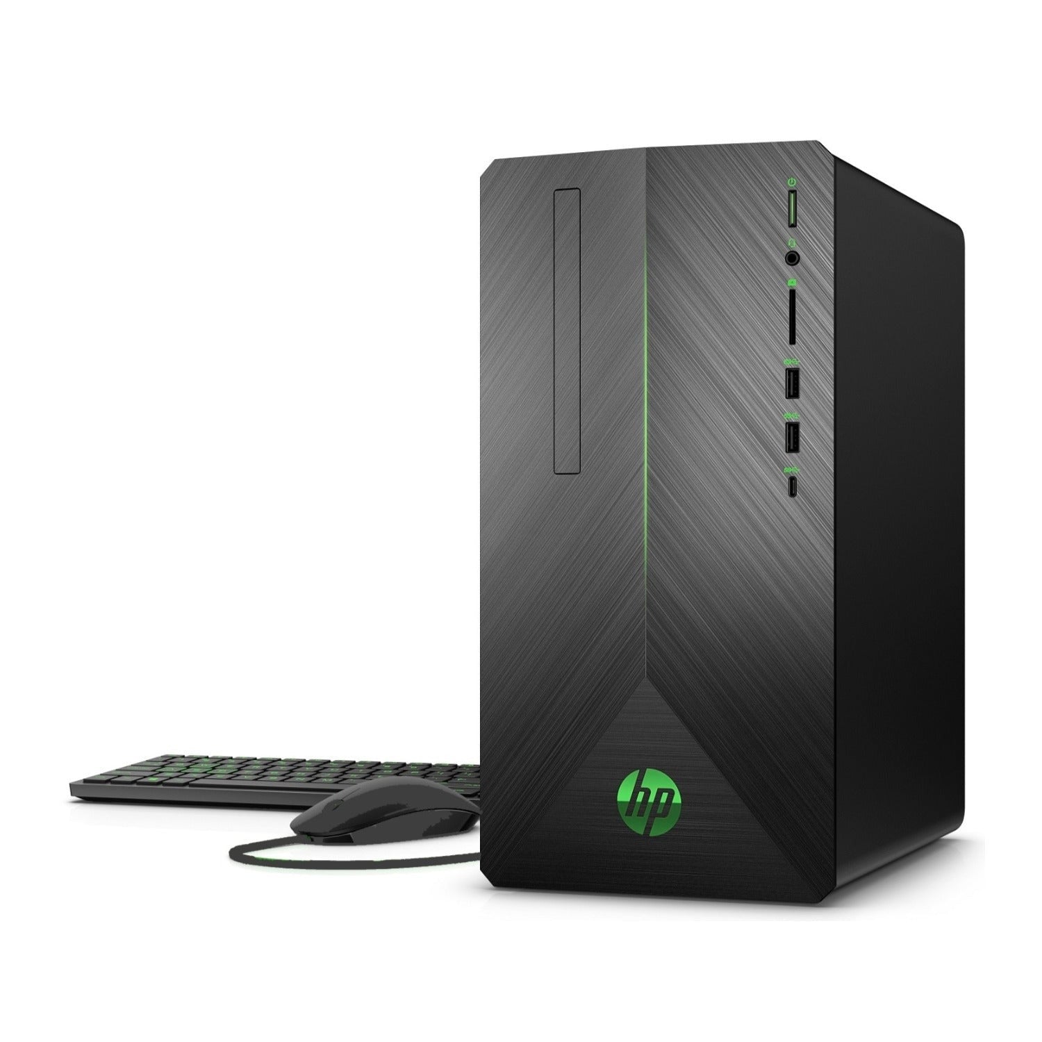 HP Pavilion 690 Gaming Desktop PC, Intel Core i5-8400, 12GB RAM, 1TB HDD + 256GB SSD, NVIDIA GeForce GTX 1050 Ti 4GB (Certified Refurbished)