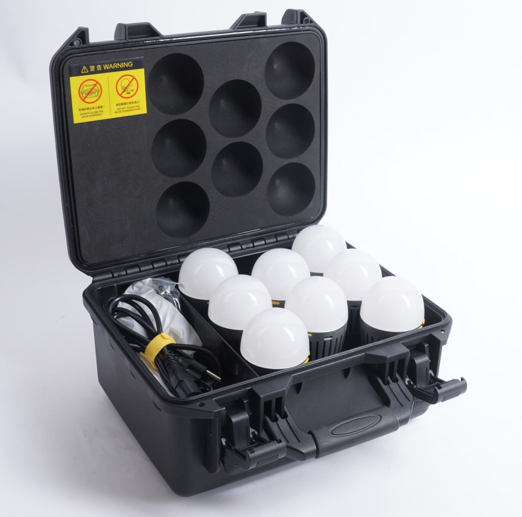 Godox C7R Knowled RGBWW Creative Bulb 8 Light Kit with Built In Battery (Used)