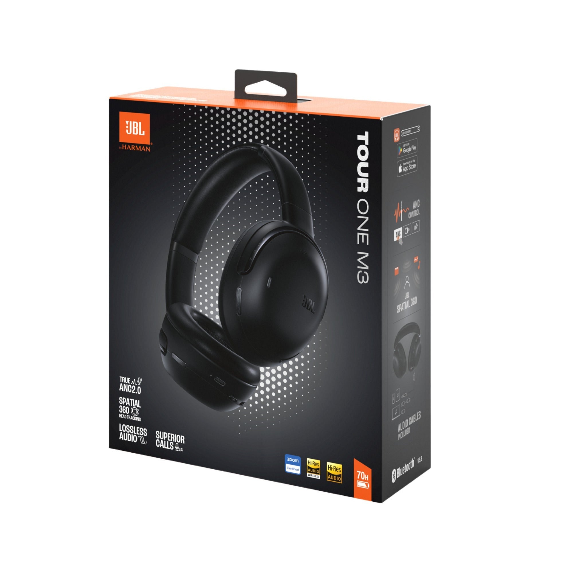 JBL Tour One M3 Over-Ear Noise Cancelling Headphones (Black)