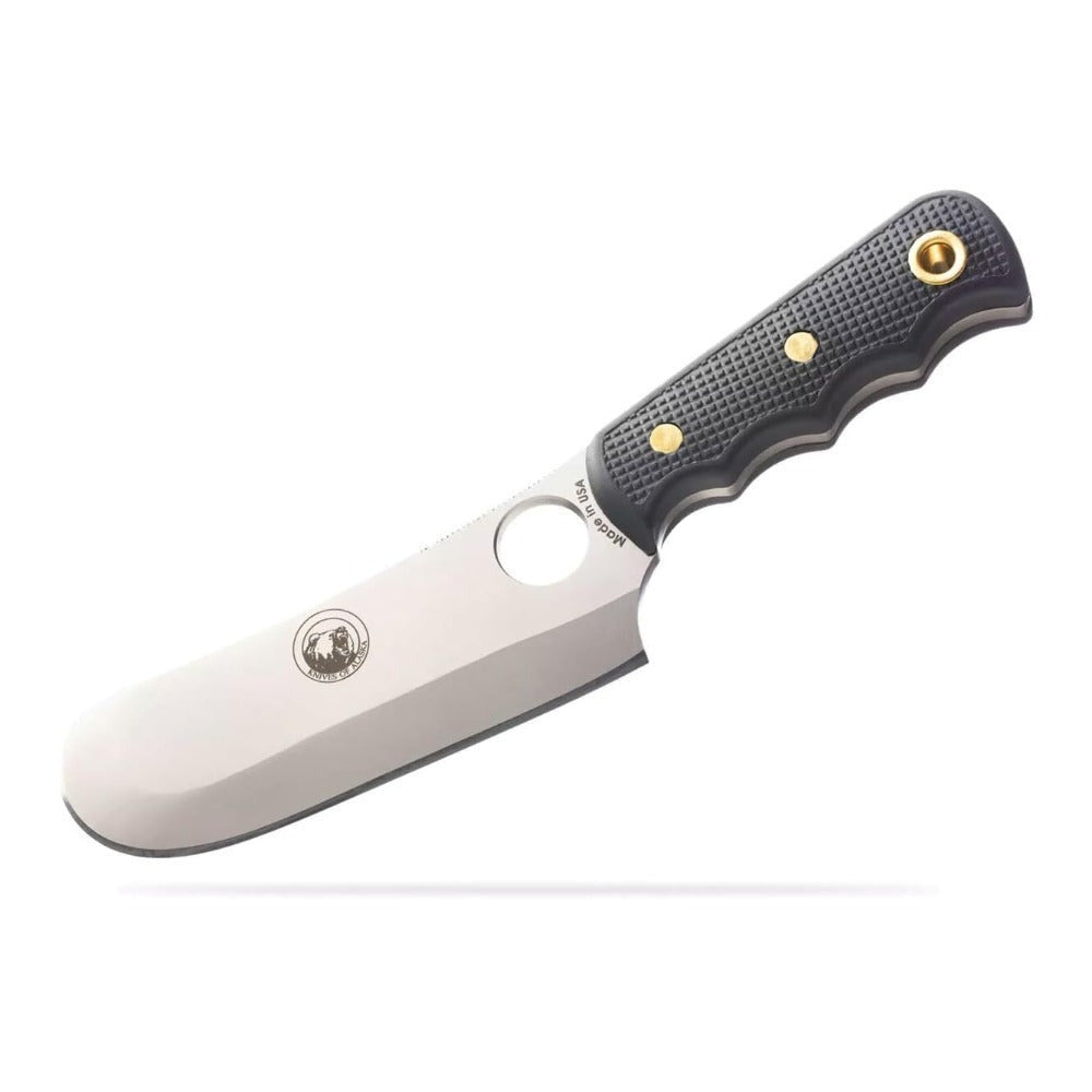 Knives of Alaska Brown Bear Cleaver and Skinning Knife with Suregrip Handle