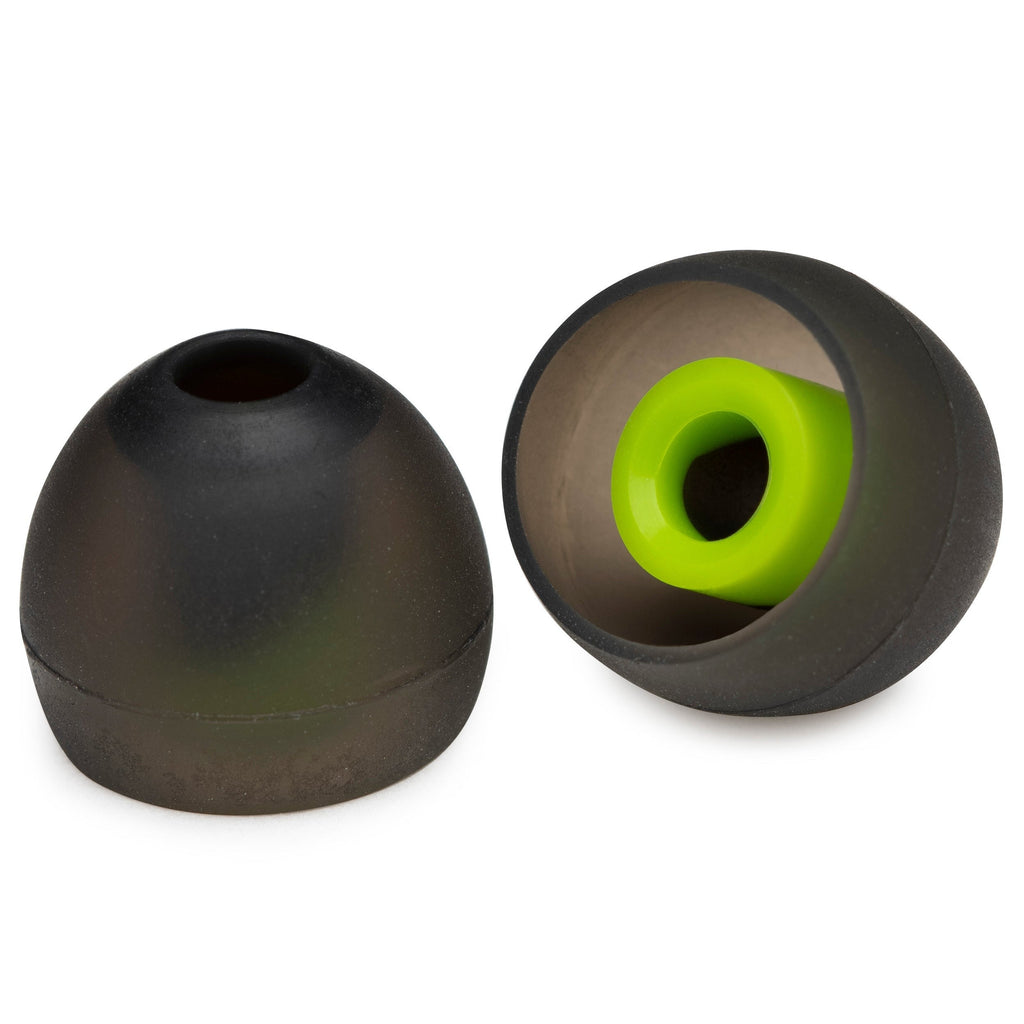 Knox Gear Silicone Earbud Replacement Tips for In-Ear Headphones (Black, 6-pack)