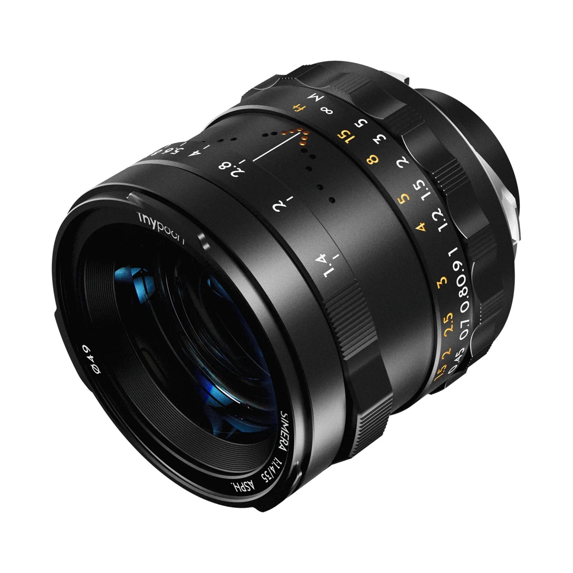 Thypoch Simera 35mm f/1.4 Prime Lens with Manual Focus and 49mm Filter Size (Sony E-Mount, Black)