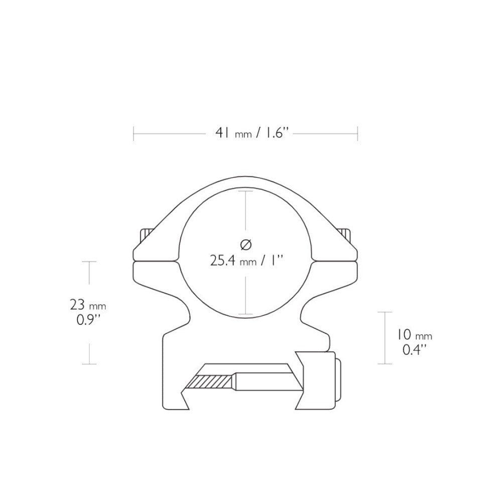 Hawke Sport Optics Vantage IR 3-9x40 Riflescope with Rings Bundle