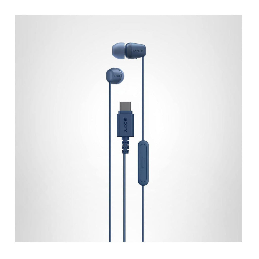 Sony IER-EX15C Wired USB-C In-ear Headphones (Blue)