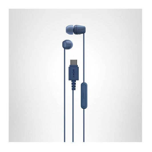 Sony IER-EX15C Wired USB-C In-ear Headphones (Blue)